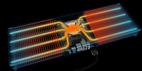 système de refroidissement passif à 8 caloducs avec de grands radiateurs de chaque côté