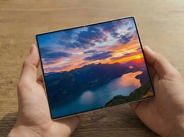 Samsung Galaxy Wide Fold déplié. (Source de l'image : Ice Universe on X)