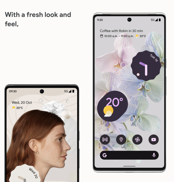 Le Pixel 6 Pro a un "look et une sensation frais" - il suffit de ne pas mentionner Android. (Image : Google)