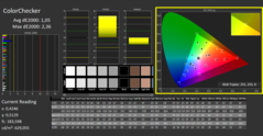 Calman Color Checker calibré