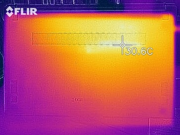 Image thermique au ralenti - côté inférieur