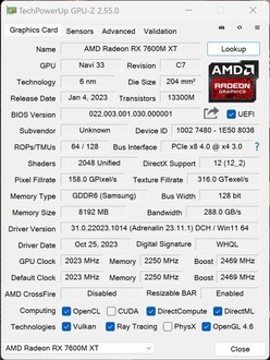 GPU-Z (système de test des GPU)