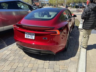 2024 Tesla Model 3 badge Ludicrous
