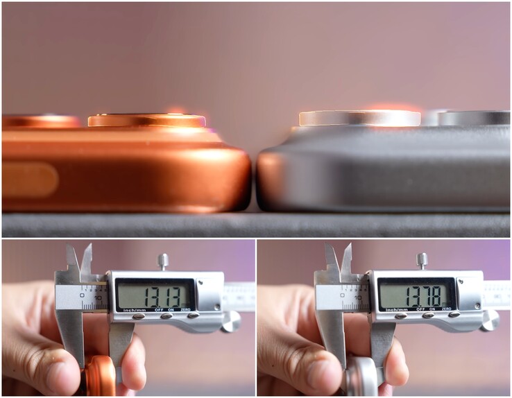 l'unité factice de l'iPhone 18 Pro Max présente une bosse d'appareil photo plus épaisse que celle de l'iPhone 17 Pro Max.