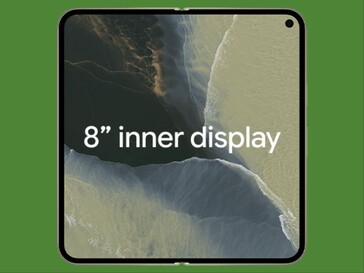 Écran intérieur du Pixel 11 Pro Fold.