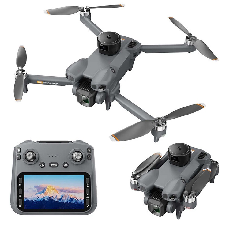 Une manette avec écran est fournie dans le coffret