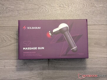 Boîte d'emballage du pistolet de massage S2.