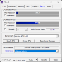 Benchmark CPU-Z