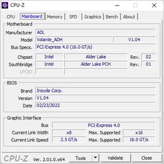Carte mère CPU-Z