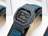 Gros plan sur le boîtier et le bracelet de la Casio G-Shock GWBX5600CBG-2.