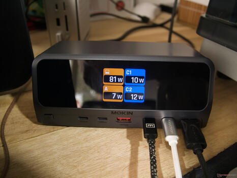 Tableau des sorties de la station d'accueil USB-C MOKiN 13 en 1