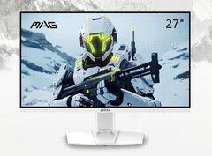 Le dernier moniteur de jeu de MSI dans un boîtier entièrement blanc. (Image : MSI)