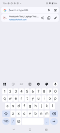 Clavier vers le haut