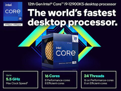 Le Core i9-12900KS devrait bientôt être officiellement lancé comme &quot;le processeur de bureau le plus rapide du monde&quot;. (Image source : Intel via Newegg)