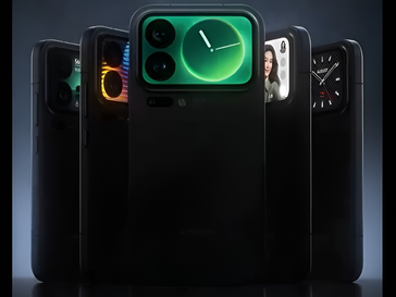 L'écran arrière des Xiaomi 17 Pro et 17 Pro Max présentera des caractéristiques telles que différents cadrans d'horloge. (Source de l'image : Xiaomi sur Weibo)