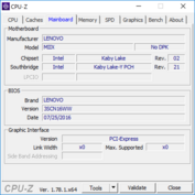 System info : CPU-Z carte-mère.