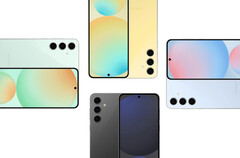 Le Galaxy S24 FE devrait être lancé en quatre couleurs, comme le montre la photo. (Source de l'image : @MysteryLupin - édité)