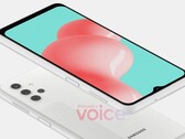 Fuite de Galaxy A32 rend. (Source : Voix)