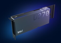 Intel GPU D270 — un accélérateur d’IA conçu pour les charges de travail d’inférence.