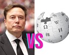Représentation artistique d'Elon Musk contre Wikipédia. (Source de l'image : Wikipedia, édité)