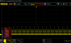 24 kHz PWM (2/10 luminosité)