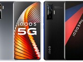 Les Vivo iQOO 5 et iQOO 5 Pro ont tous deux des écrans AMOLED. (Source de l'image : Vivo - édité)