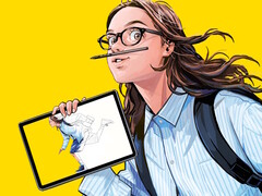 Le MovinkPad de Wacom est une tablette portable Android équipée d&#039;un stylet Wacom Pro Pen 3 conçu pour faciliter le dessin des artistes en déplacement. (Source de l&#039;image : Wacom)
