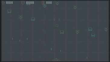 Le joueur contrôle un vaisseau spatial qui peut se déplacer en bas de l'écran tout en tirant sur les aliens qui l'attaquent en haut. (Source de l'image : Steam)