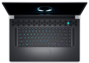 Alienware x17 R2 - Plateau de clavier. (Image Source : Dell)