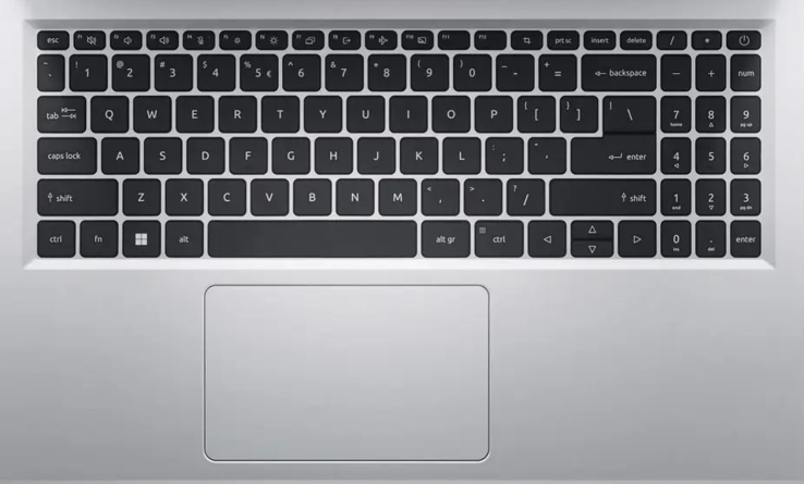 Le clavier de l'Acer Aspire 3 pourrait s'avérer difficile à utiliser pour les personnes ayant de gros doigts