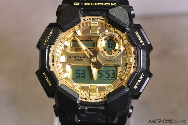 La montre Casio G-Shock GA-010GGB-1A9. (Source de l'image : MyNavi News)