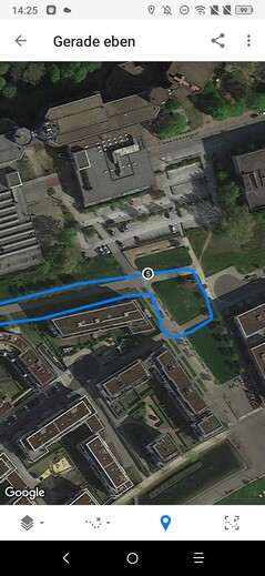GPS Alcatel 3 : boucle.