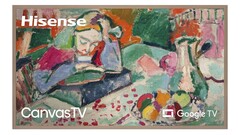 La Hisense S7N CanvasTV n'affiche des œuvres d'art que lorsqu'elle détecte la présence de quelqu'un dans la pièce (source : Hisense)