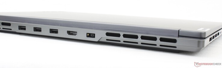 Arrière : 3x USB-A 3.2 Gen. 2, HDMI 2.1, adaptateur CA