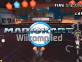 Une capture d'écran tirée de Mario Kart Wii, compilée