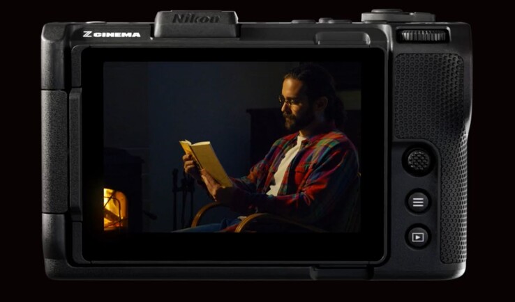L'arrière du Nikon ZR avec son grand écran