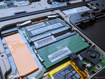 Emplacements accessibles 2x SODIMM