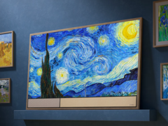 Le Hisense Mural TV R8K imite les œuvres d&#039;art. (Source de l&#039;image : Hisense)
