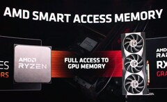 La mémoire intelligente (Smart Access Memory) pourrait améliorer les performances d&#039;un plus grand nombre de configurations matérielles (Source de l&#039;image : AMD)