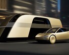 Le Tesla Robovan et le Cybercab (Source : Tesla)