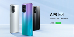 L&#039;OPPO lance l&#039;A93 5G. (Source : OPPO)