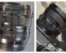 Les images divulguées de l'objectif Fujinon XF8mm f/3.5 R WR révèlent une taille compacte et une bague d'ouverture manuelle. (Source de l'image : Fuji Rumors)