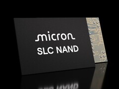 Module flash NAND à cellule à un seul niveau (SLC) de Micron.