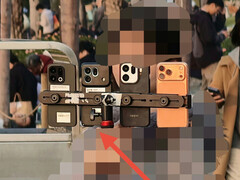 L'Oppo Find X9s Pro, selon les rumeurs, à côté de ses frères et sœurs Find X9 et d'un iPhone 17 Pro Max. (Source de l'image : via Weibo)