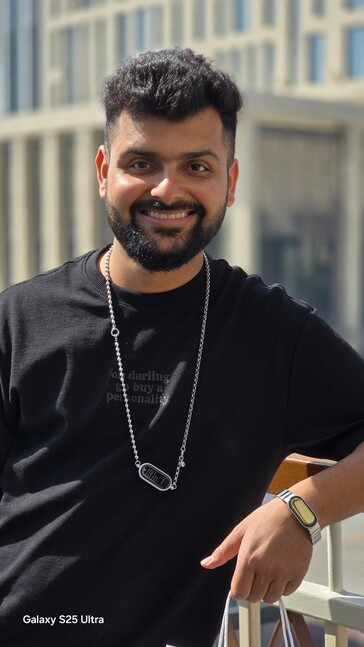 Portrait pris par le S25 Ultra.