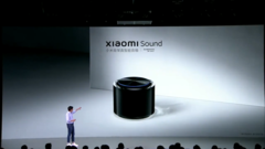 Le PDG de Xiaomi et la nouvelle enceinte Sound. (Source : Xiaomi)