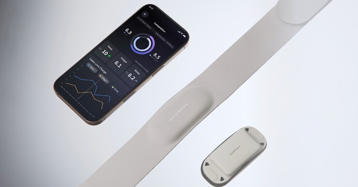 Une application pour smartphone est utilisée en tandem avec le bandeau (Source de l'image : Nuromova)