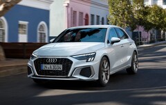 Une image de rendu publiée par Motor1 imagine l&#039;extérieur d&#039;un éventuel modèle e-tron de l&#039;Audi A3 (Image : Audi)