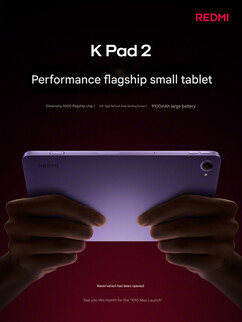 Caractéristiques techniques du Redmi K Pad 2 (traduit de l'anglais)
