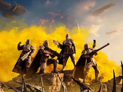 Un groupe de soldats dans Helldivers 2. (Source de l'image : Arrowhead)